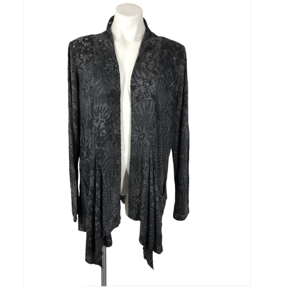 Chalet et Cici Burnout Waterfall Open Cardigan